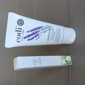 Codi New York Lavender Hand Body Lotion & Jasmine Cuticle Revitalizer Oil Set